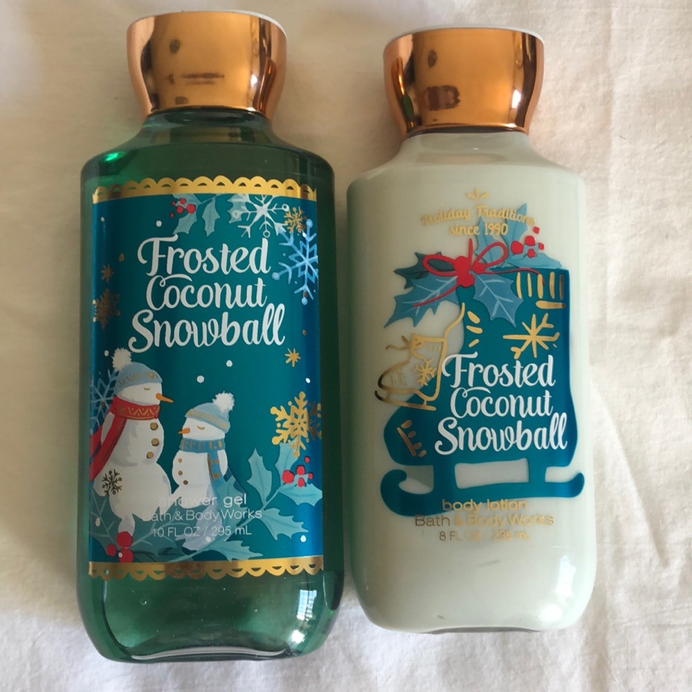 Shower gel and lotion